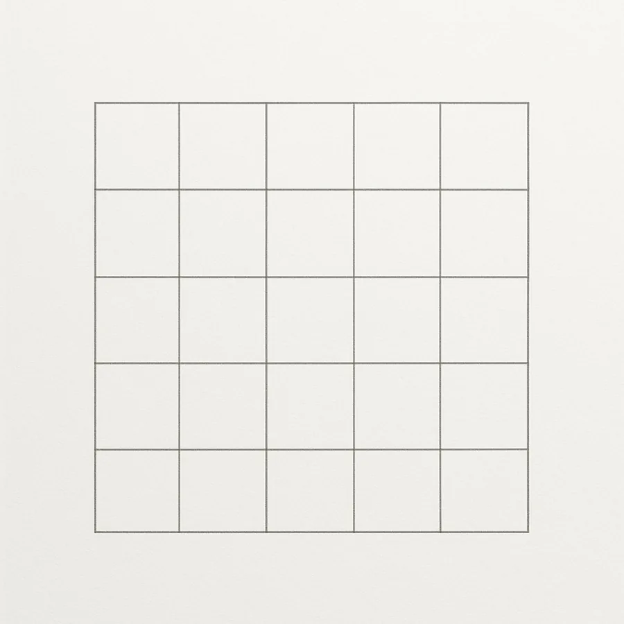 Grades 5x5: 2 grades por grupo (uma para criar, outra para decodificar) (Anexo 2)