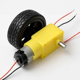 Motor DC com caixa de redução